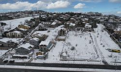 Sarıyer, Kar Yağışının Ardından Havadan Görüntülendi