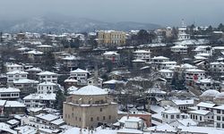 Safranbolu'daki Tarihi Konaklar Kış Manzarasıyla Büyülüyor