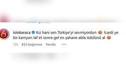 Işın Karaca, Wanda Nara'nın Yılın Kadını Ödülüne Tepki Gösterdi