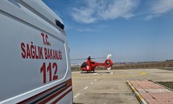 Diyarbakır'da Kalp Krizi Geçiren Hasta Helikopterle Hastaneye Sevk Edildi