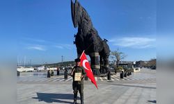 Gazi Torunu Şehitler İçin Çanakkale'ye Ulaştı