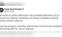 Cumhurbaşkanı Erdoğan, Çanakkale Zaferi'nin 110. Yıl Dönümünü Kutladı