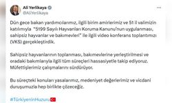 Bakan Yerlikaya, Sahipsiz Hayvanların Toplanma Süreçlerini İzliyor