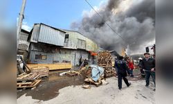 Sakarya'daki Mobilya İmalathanesinde Yangın Çıktı