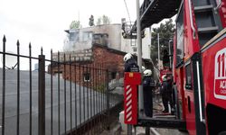 Ortaköy'de İki Katlı Binada Çıkan Yangın Söndürüldü