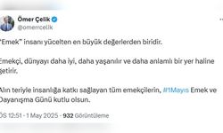 AK Parti Sözcüsü Çelik'ten 1 Mayıs Emek ve Dayanışma Günü Mesajı