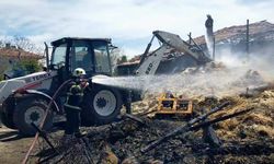 Edirne’de Saman Balyalarındaki Yangın Evleri Tehdit Etti