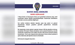 Emniyet Genel Müdürlüğü 1 Mayıs'ta 418 Kişinin Gözaltına Alındığını Açıkladı