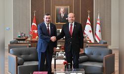 Cumhurbaşkanı Yardımcısı Yılmaz ve KKTC Cumhurbaşkanı Tatar Görüşmesi Gerçekleşti