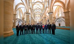 Cumhurbaşkanı Yardımcısı Yılmaz ve KKTC Başbakanı Üstel Selimiye Camii’nde İncelemelerde Bulundu