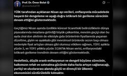 Bakan Bolat: TÜİK Verileri Enflasyonla Mücadelede Dengeli Bir Başarıyı Gösteriyor