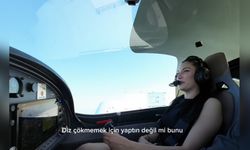 Gökyüzünde Telsizle Evlilik Teklifi Anı Kamerada