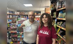 Market sahibini bulamayınca aldıklarının ücretini tezgaha bıraktı