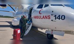 Kalp grefti Hava Kuvvetleri'ne ait ambulans uçakla Ankara'ya getirildi