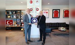 İstanbulspor Başkanı Sarıalioğlu, TFF Başkanı Hacıosmanoğlu’nu Ziyaret Etti