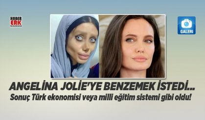 Angelina Jolie'ye benzemek istedi... Sonuç korkunç oldu