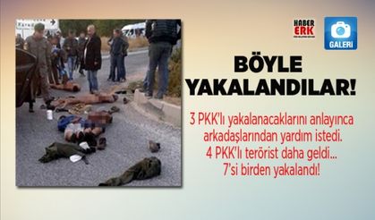 PKK'lı teröristler böyle yakalandılar!