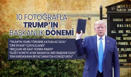 10 fotoğrafla Trump’ın başkanlık dönemi