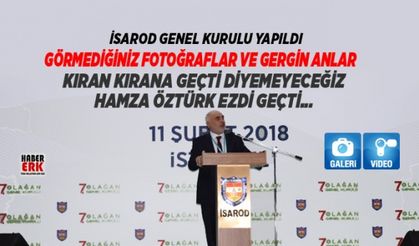 İSAROD Genel Kurulu yapıldı "Kıran Kırana geçti diyemeyeceğiz Hamza Öztürk ezdi geçti",