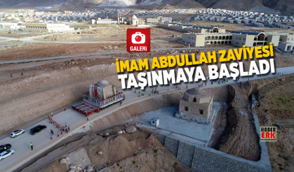 İmam Abdullah Zaviyesi taşınmaya başladı