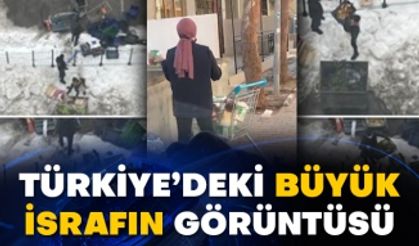 Türkiye’deki büyük israfın görüntüsü