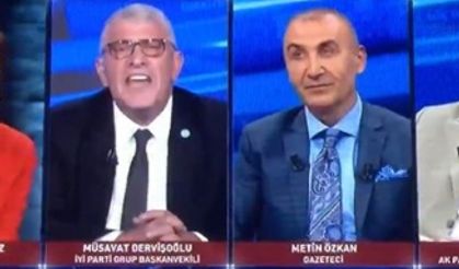 İYİ Partili Müsavat Dervişoğlu ile AKP'li Resul Tosun canlı yayında birbirine girdi!