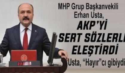 Erhan Usta "Hayır"cı gibi konuştu