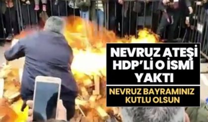 Nevruz ateşi HDP’li o ismi  yaktı