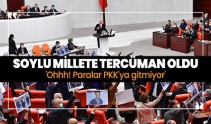 Süleyman Soylu millete tercüman oldu 'Ohhh! Paralar PKK'ya gitmiyor'