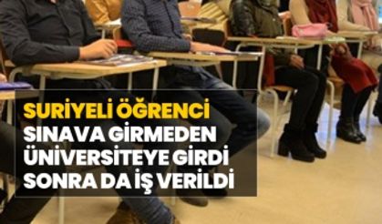 Hiçbir sınava girmeden üniversiteye giden ve iş verilen Suriyeli öğrenci İYİ Partili o isim hakkında suç duyurusunda bulundu