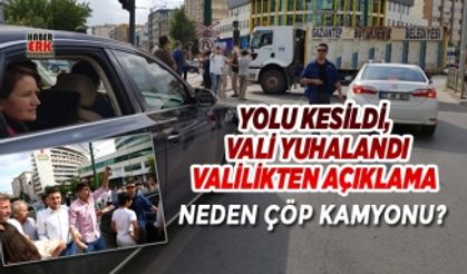 Akşener'in Yolu Kesildi,  Vali Yuhalandı, Valilikten Açıklama