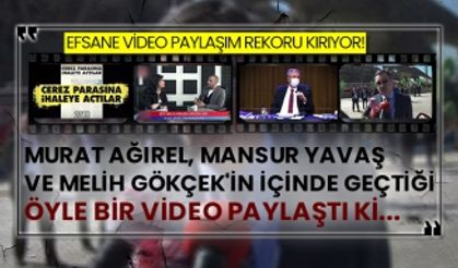 Efsane video paylaşım rekoru kırıyor! Murat Ağırel, Mansur Yavaş ve Melih Gökçek'in içinde geçtiği öyle bir video paylaştı ki...