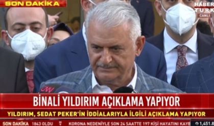 Binali Yıldırım'dan Sedat Peker'e cevap 