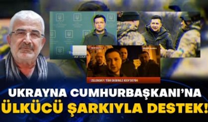 Sosyal medyada paylaşım rekoru kırıyor! Ukrayna Cumhurbaşkanı Zelenski’ye Ülkücü şarkıyla destek!