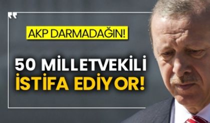 AKP darmadağın! 50 milletvekili istifa ediyor!