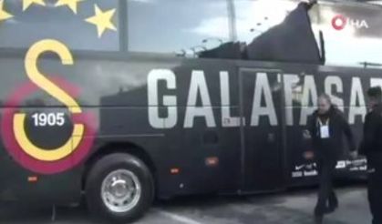 Galatasaray derbi için stada geldi