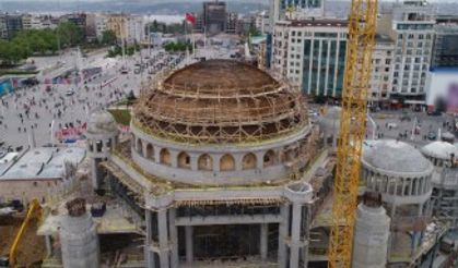 İşte Taksim Camii inşaatında son durum