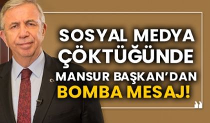 Sosyal medya çöktüğünde Mansur Başkan’dan bomba mesaj! 