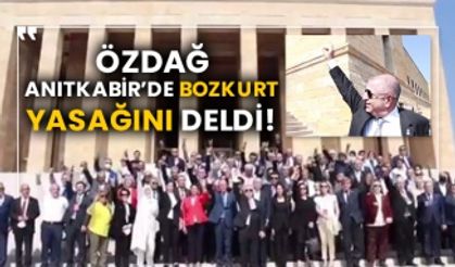 Özdağ Anıtkabir’de Bozkurt yasağını deldi!