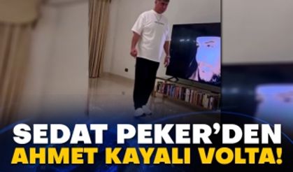 Sedat Peker’den Ahmet Kayalı volta!