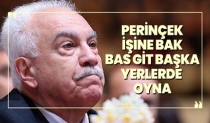 Perinçek işine bak bas git başka yerlerde  oyna