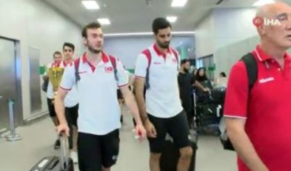 Şampiyon A Milli Erkek Voleybol Takımı, yurda döndü