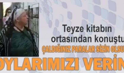 Çaldığınız paralar sizin olsun, Oylarımızı verin