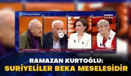 Ramazan Kurtoğlu: Suriyeliler beka meselesidir