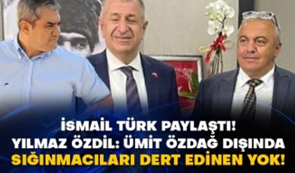 İsmail Türk paylaştı! Yılmaz Özdil: Ümit Özdağ dışında sığınmacıları dert edinen yok!