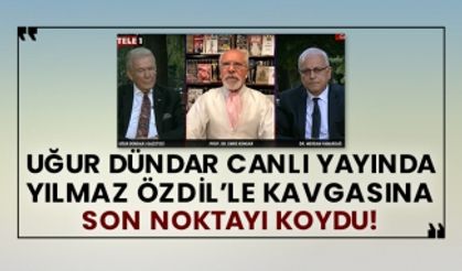 Uğur Dündar canlı yayında Yılmaz Özdil’le kavgasına son noktayı koydu!