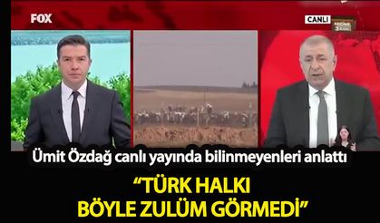 Ümit Özdağ’dan canlı yayında sert açıklamalar  “Türk halkı böyle zulüm görmedi”
