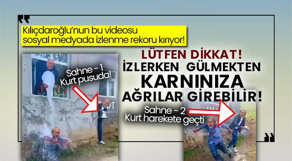 Kılıçdaroğlu’nun bu video sosyal medyada izlenme rekoru kırıyor! Lütfen Dikkat! İzlerken karnınıza gülmekten ağrılar girebilir!