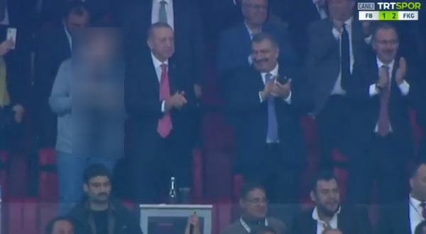 Erdoğan torunuyla F.Bahçe maçını izledi. İşte Trabzonspor detayı...