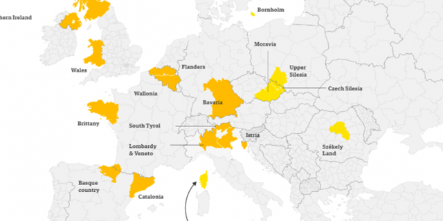 Avrupa'da hangi bölgeler bağımsızlık istiyor?